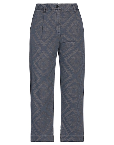 WHITE SAND Casual pants Midnight blue 89% Cotton, 8% Polyester, 3% Elastane
