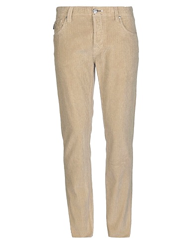 TRAMAROSSA Casual pants Beige 98% Cotton, 2% Elastane