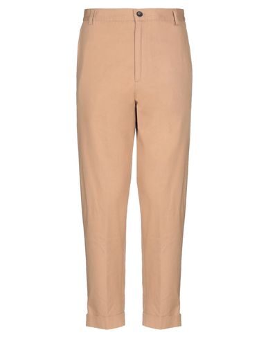 People (+)  Man Pants Camel Size 32 Cotton, Elastane In Beige