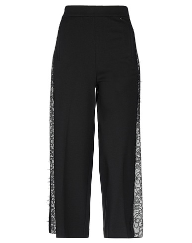 TWINSET Casual trouser Black 68% Viscose, 27% Polyamide, 5% Elastane