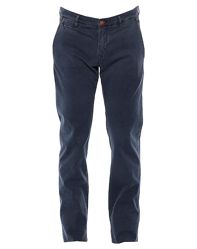 HAND PICKED Casual trouser Midnight blue 98% Cotton, 2% Elastane