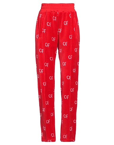 CHIARA FERRAGNI Casual trouser Red 80% Cotton, 20% Polyester