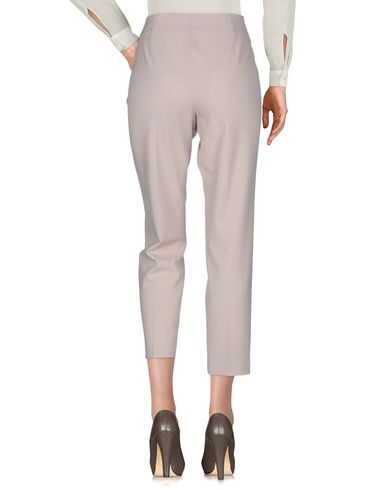 Blue Les Copains Pants In Beige
