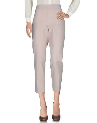 Blue Les Copains Pants In Beige