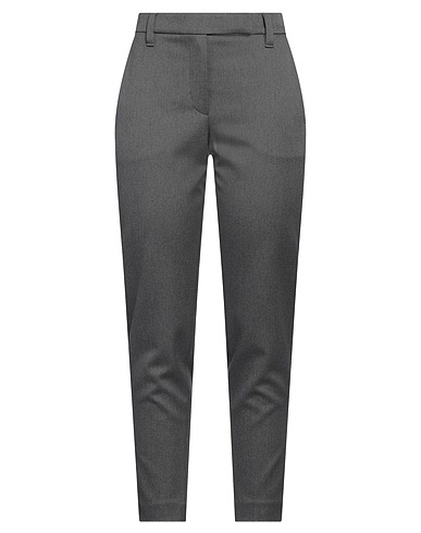BRUNELLO CUCINELLI Casual trouser Grey 97% Cotton, 3% Elastane
