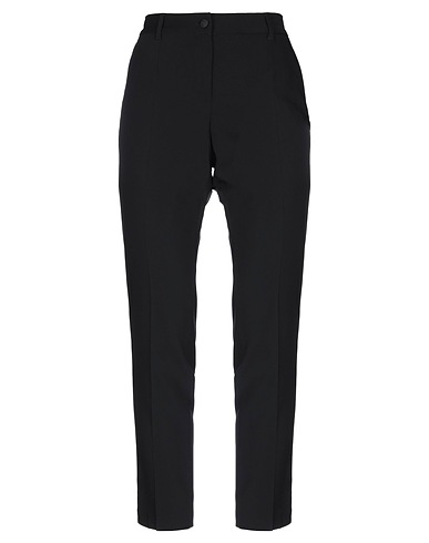 DOLCE&GABBANA Casual trouser Black 88% Virgin Wool, 10% Silk, 2% Elastane