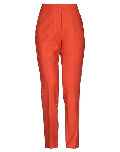 ERIKA CAVALLINI Casual trouser Rust 53% Polyester, 44% Virgin Wool, 3% Elastane