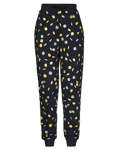 MOSCHINO スウェットパンツ ブラック コットン 100%