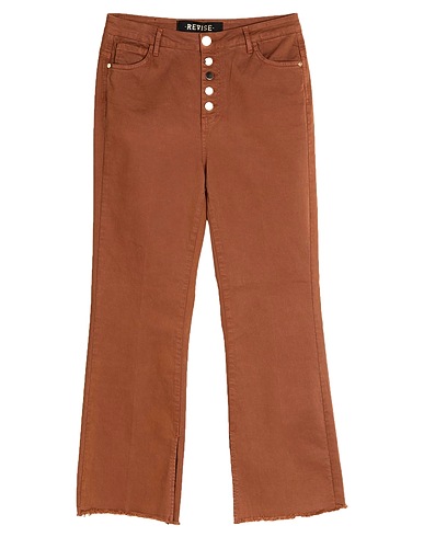 REVISE CONCEPT Casual trouser Brown 100% Cotton