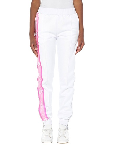 GAëLLE x LOTTO LEGGENDA Casual trouser White 65% Polyester, 35% Cotton