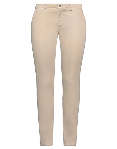 BERWICH Casual trouser Beige 98% Cotton, 2% Elastane
