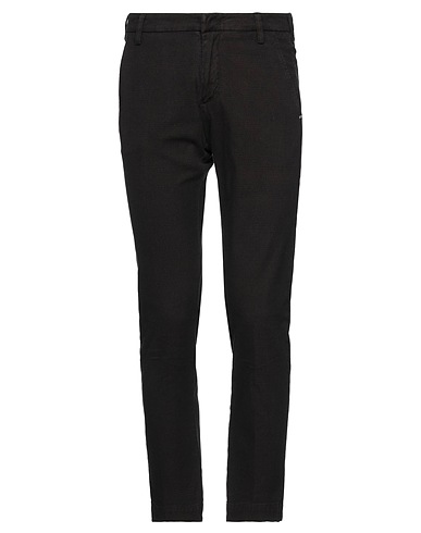 ENTRE AMIS Casual pants Chocolate brown 98% Cotton, 2% Elastane