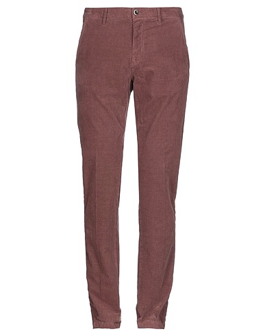 MASON'S Casual trouser Chocolate brown 98% Cotton, 2% Elastane