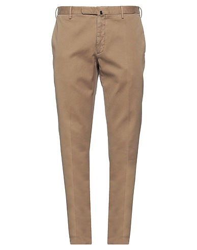 INCOTEX Casual trouser Khaki 97% Cotton, 3% Elastane