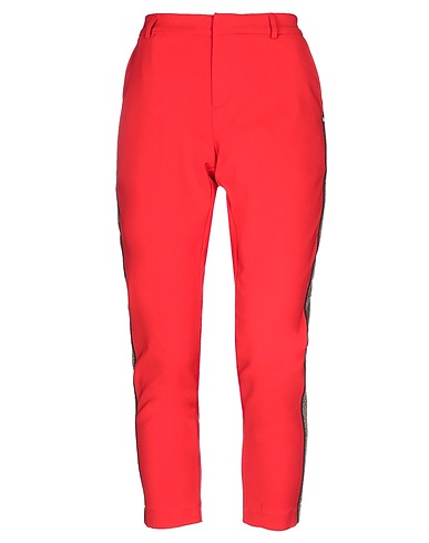 MAISON SCOTCH Casual pants Red 50% Cotton, 46% Polyester, 4% Elastane
