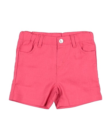 TUTTO PICCOLO Shorts & Bermuda Fuchsia 55% Linen, 45% Cotton