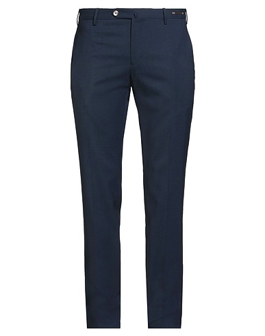 PT Torino Casual pants Navy 70% Virgin Wool, 29% Polyester, 1% Elastane