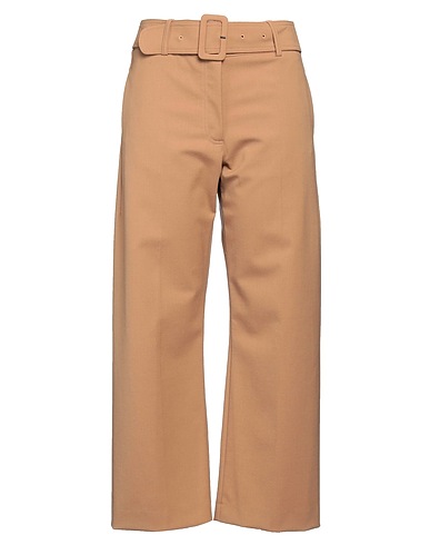 SEVENTY VENEZIA Casual trouser Camel 53% Polyester, 43% Virgin Wool, 4% Elastane
