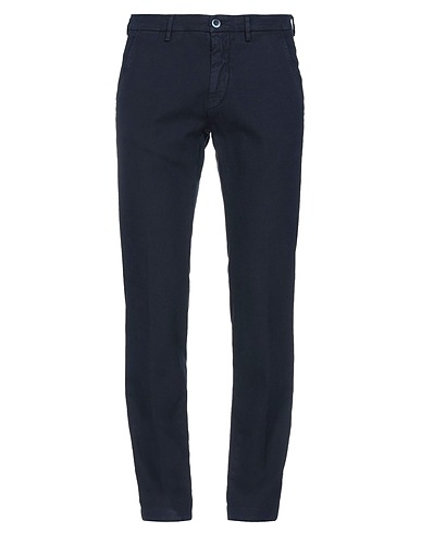 MASON'S Casual trouser Midnight blue 99% Cotton, 1% Elastane