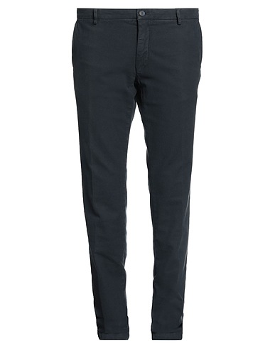 MASON'S Casual trouser Navy blue 99% Cotton, 1% Elastane