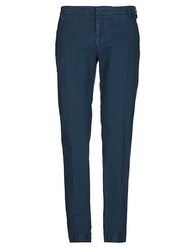 ENTRE AMIS Casual trouser Midnight blue 98% Cotton, 2% Elastane