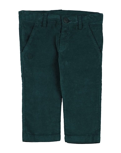 LE BEBÉ Casual trouser Dark green 98% Cotton, 2% Elastane