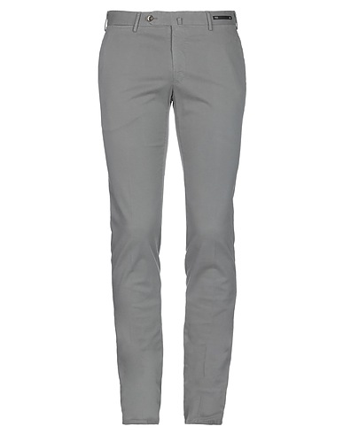 PT Torino Casual pants Grey 96% Cotton, 4% Elastane