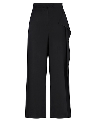 MANILA GRACE Casual trouser Black 96% Viscose, 4% Elastane
