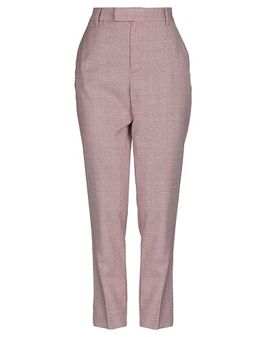 EQUIPMENT Casual trouser Burgundy 100% Wool