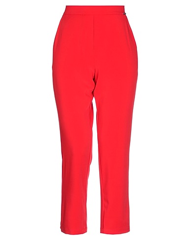 GUESS Casual pants Red 90% Polyester, 10% Elastane
