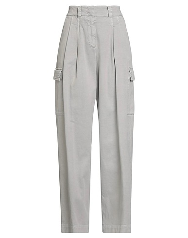 PESERICO Casual trouser Grey 98% Cotton, 2% Elastane