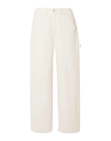 RE/DONE Casual trouser Ivory 100% Cotton