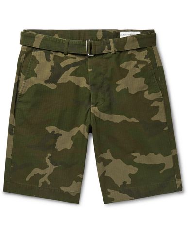 Officine Générale Paris 6ᵉ Officine Générale Man Shorts & Bermuda Shorts Military Green Size 30 Cotton, Nylon