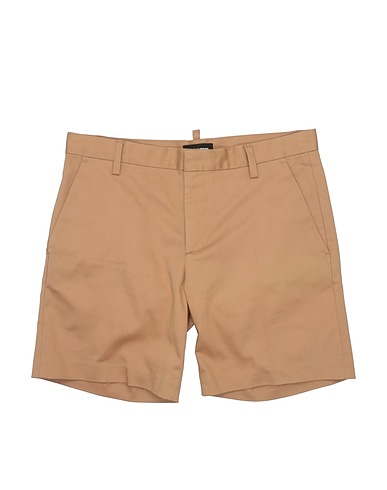 DSQUARED2 Shorts & Bermuda Camel 98% Cotton, 2% Elastane