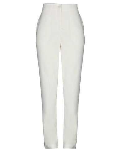 PATRIZIA PEPE Pantalone Avorio 97% Poliestere, 3% Elastan