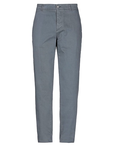 CAMOUFLAGE AR AND J. Casual pants Light grey 97% Cotton, 3% Elastane