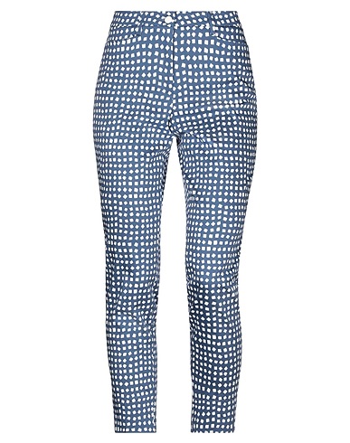 CAMBIO Casual trouser Slate blue 98% Cotton, 2% Elastane