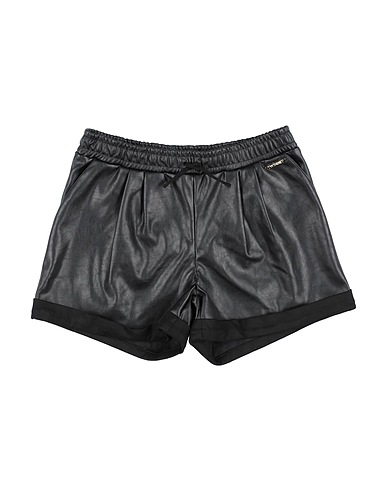 TWINSET Shorts & Bermuda Black 100% Polyester, Polyamide