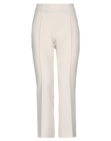 MYTHS Casual trouser Ivory 79% Polyester, 17% Viscose, 4% Elastane