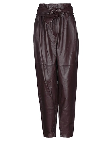 ZIMMERMANN Pantalone Prugna Pelle