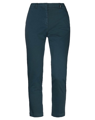 MYTHS Casual pants Deep teal 97% Cotton, 3% Elastane
