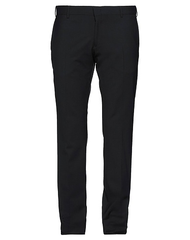 GREY DANIELE ALESSANDRINI Casual trouser Black 98% Wool, 2% Elastane