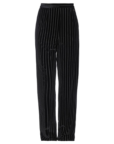 MY TWIN TWINSET Casual pants Black 95% Polyester, 5% Elastane