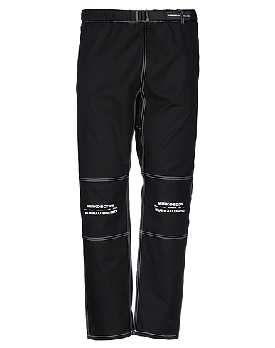 UNITED STANDARD Casual trouser Black 97% Cotton, 3% Elastane