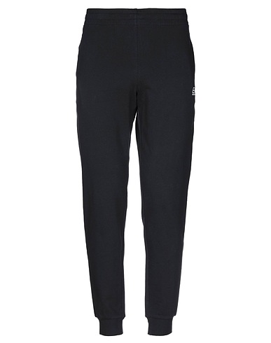 EA7 Casual pants Black 100% Cotton, Elastane