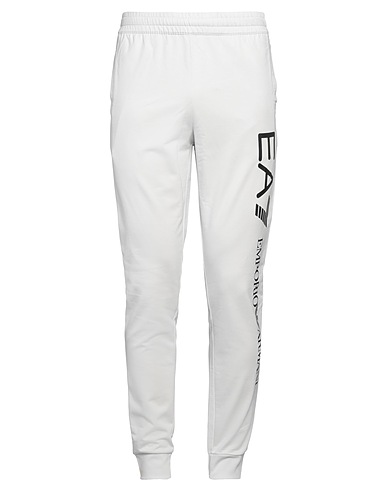 EA7 Casual pants Light grey 100% Cotton