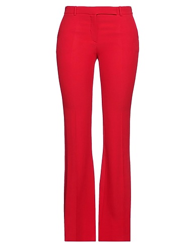 MCQUEEN Pantalone Rosso 52% Viscosa, 48% Acetato