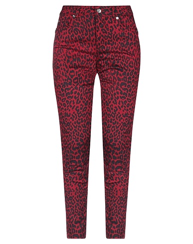 LIU •JO Casual pants Red 67% Cotton, 29% Polyester, 4% Elastane