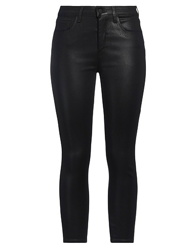 L'AGENCE Denim trousers Black 42% Cotton, 29% Lyocell, 15% Modal, 12% Polyester, 2% Elastane