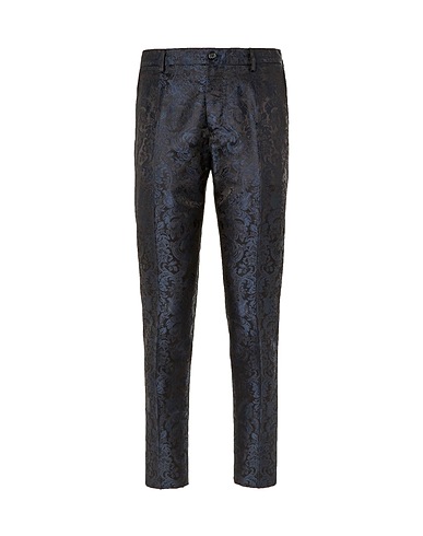 DOLCE&GABBANA Casual pants Black 100% Silk